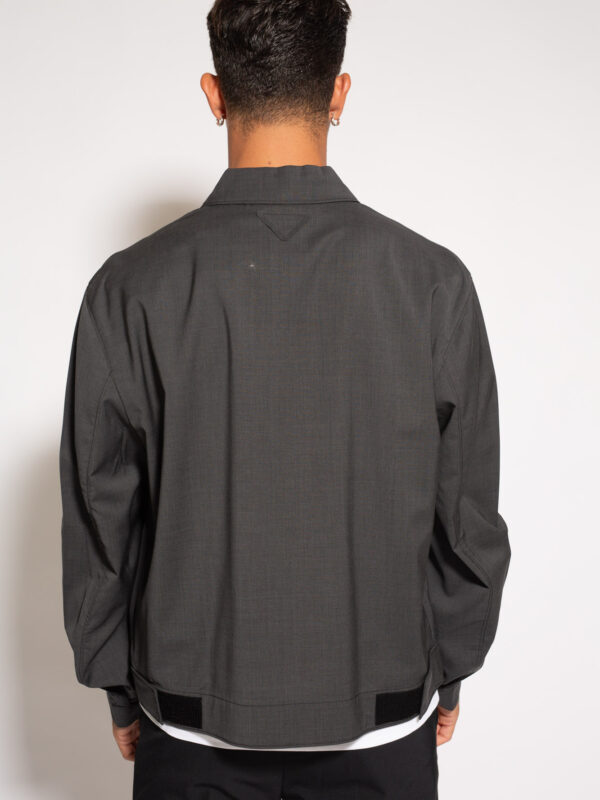 Patch-Pocket Single-Breasted Jacket