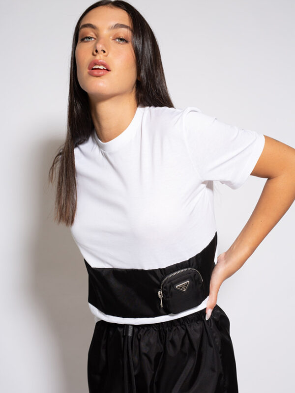Jersey and Nylon Tee