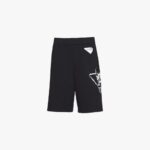 PRINTED COTTON BERMUDA SHORTS
