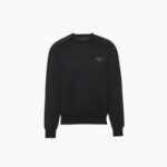 STUDDED TECHNICAL COTTON SWEATSHIRT