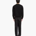STUDDED TECHNICAL COTTON SWEATSHIRT
