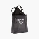 SMALL SEQUINNED MESH TOTE BAG