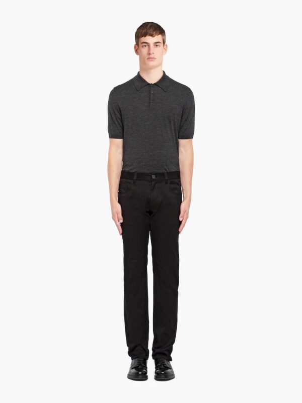 FIVE POCKET DRILL JEANS