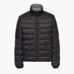 REVERSIBLE TECH FABRIC PUFFER JACKET