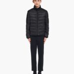 REVERSIBLE TECH FABRIC PUFFER JACKET