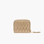 MATELASSÉ ZIPPED WALLET