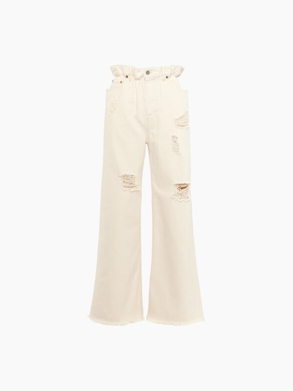 ECRU DENIM JEANS