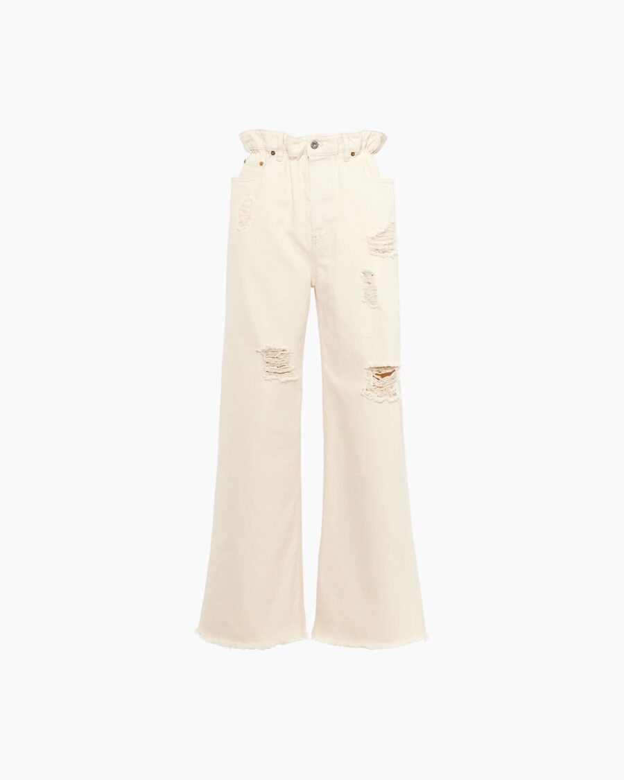 ECRU DENIM JEANS