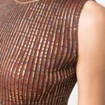 MONOGRAM METALLIC SLEEVELESS TOP