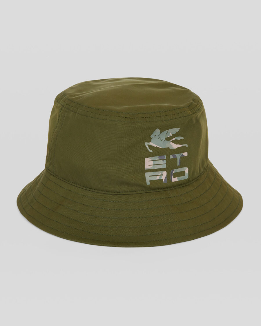 BUCKET HAT WITH ETRO CUBE LOGO