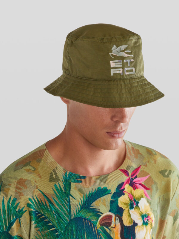BUCKET HAT WITH ETRO CUBE LOGO