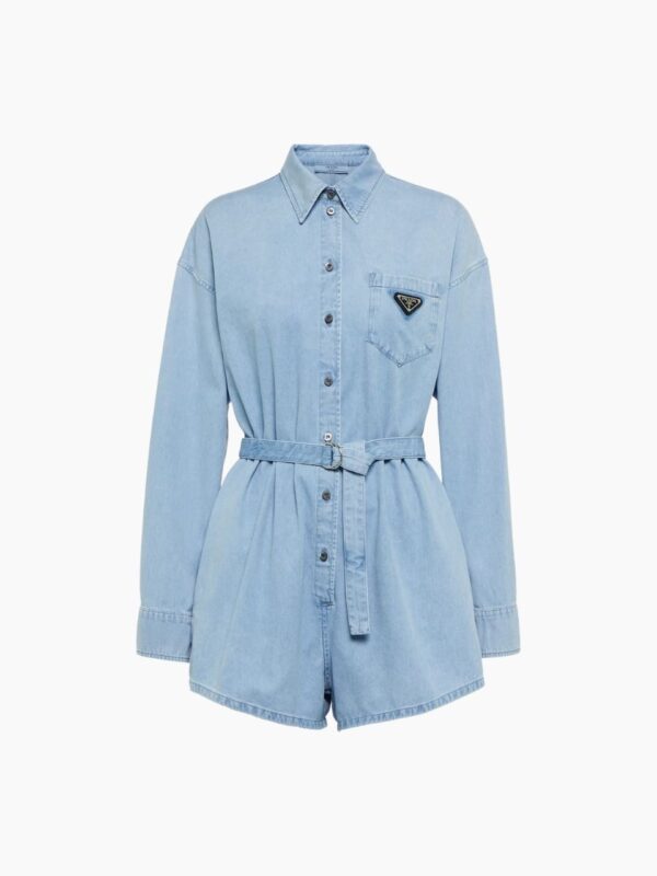 DENIM PLAYSUIT