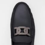 CITY GOMMINO DRIVING SHOES IN LEATHER - BLACK