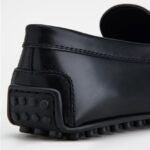 CITY GOMMINO DRIVING SHOES IN LEATHER - BLACK