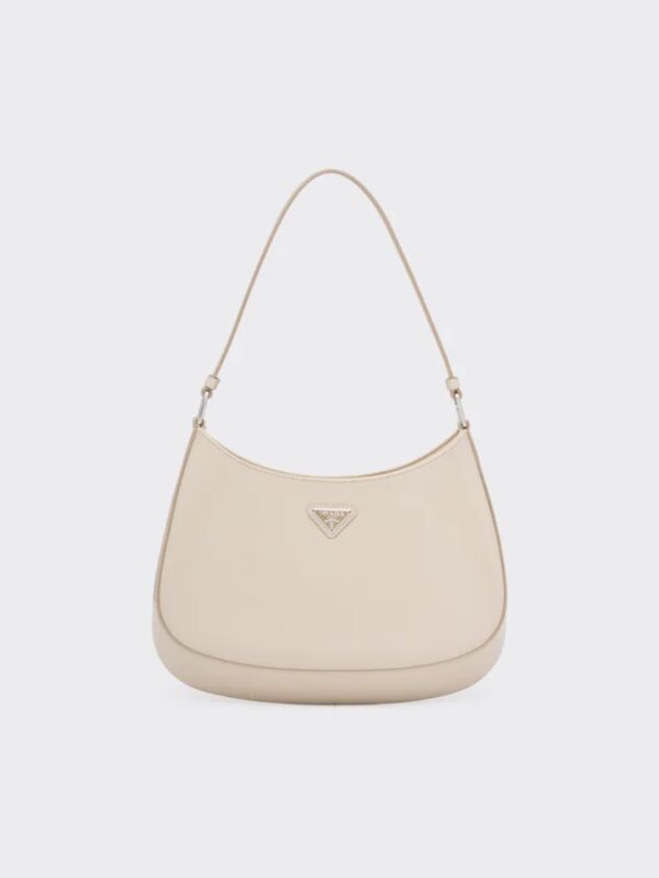 CLEO BRUSHED LEATHER SHOULDER BAG
