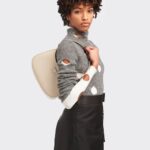 CLEO BRUSHED LEATHER SHOULDER BAG