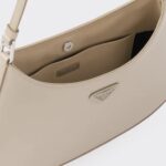 CLEO BRUSHED LEATHER SHOULDER BAG