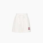 EMBROIDERED COTTON SHORTS