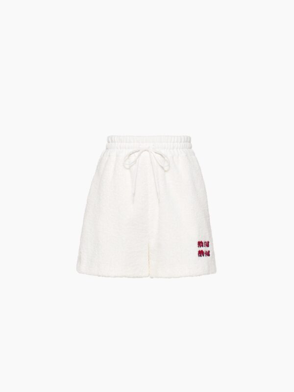 EMBROIDERED COTTON SHORTS