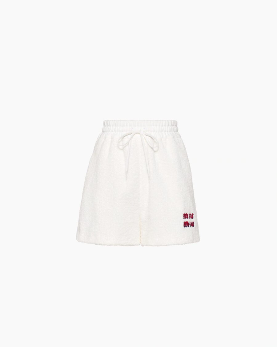 EMBROIDERED COTTON SHORTS