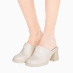 RUBBER LOGO MULES