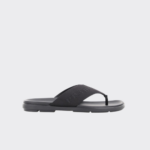 LOGO LEATHER FLIP FLOPS
