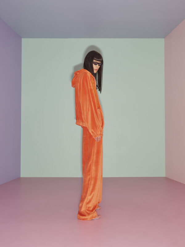 VELOUR TRACKSUIT PANTS