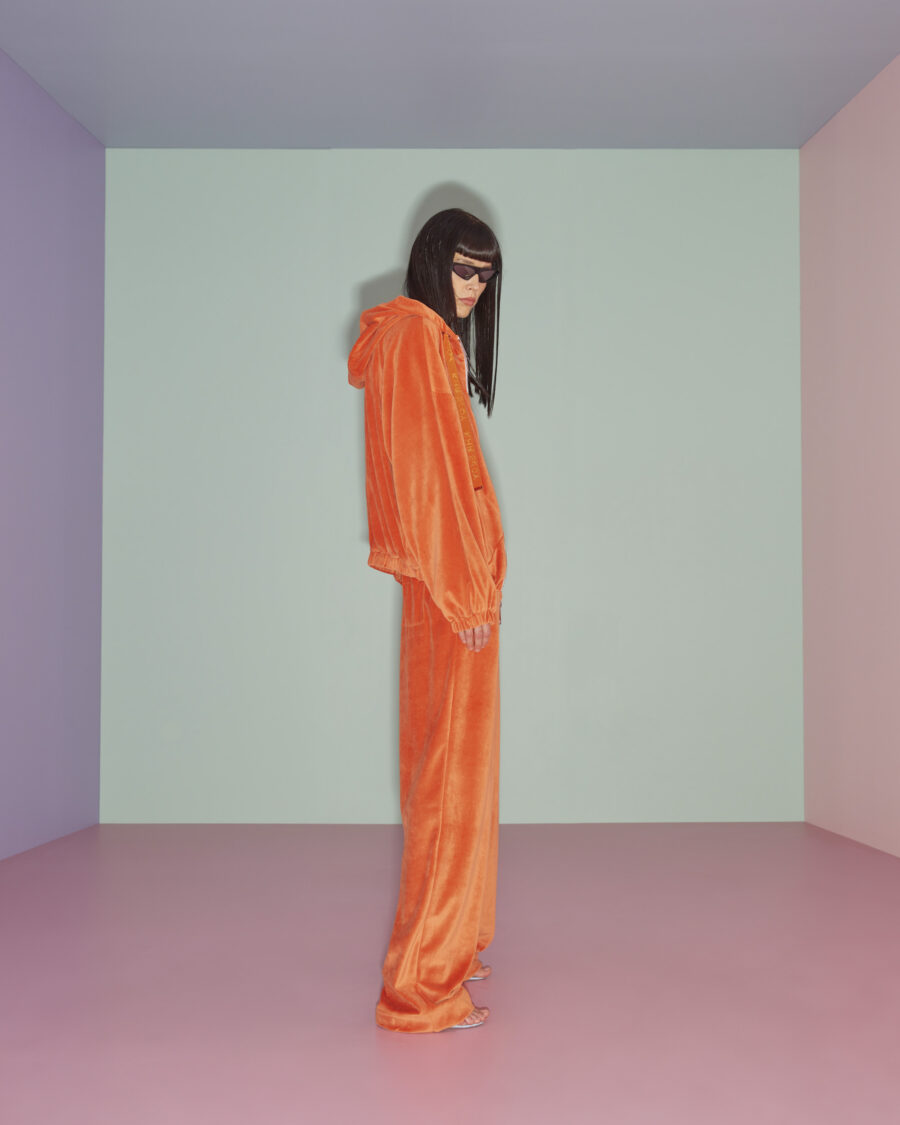 VELOUR TRACKSUIT PANTS