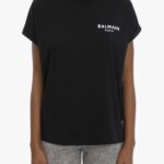 FLOCKED LOGO TEE