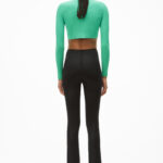 BONDED SEAM PANT IN STRETCH KNIT