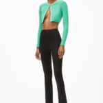 BONDED SEAM PANT IN STRETCH KNIT