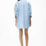 CRYSTAL CUFF OVERSIZED POPLIN SHIRT