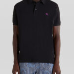 PIQUET POLO SHIRT WITH EMBROIDERED PEGASO