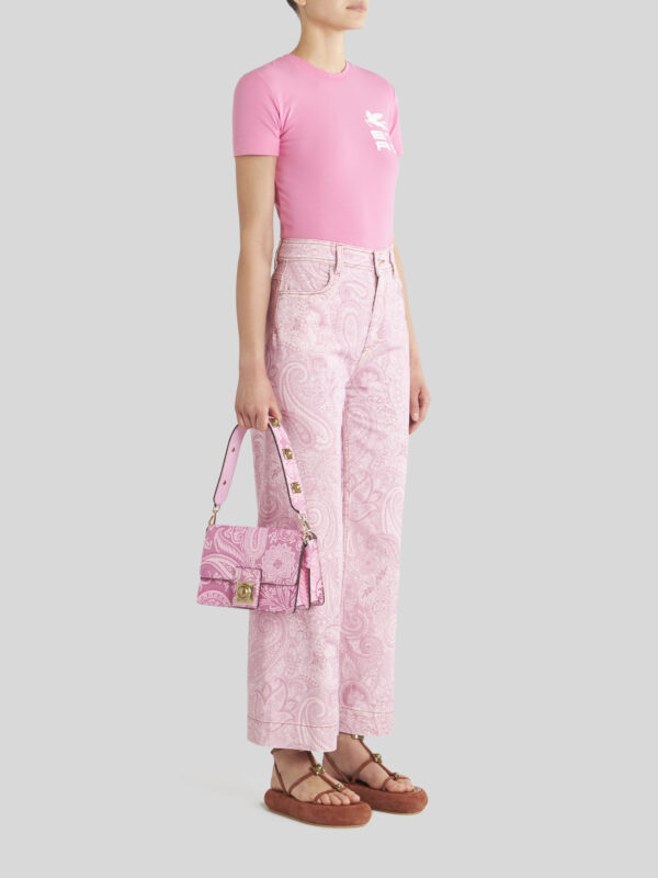 CROWN ME LIQUID PAISLEY SHOULDER BAG