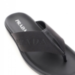 LOGO LEATHER FLIP FLOPS