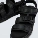 STRAPPED RE NYLON SANDALS
