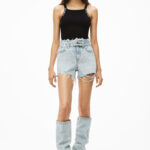 JACQUARD LOGO TANK IN STRETCH KNIT