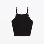 JACQUARD LOGO TANK IN STRETCH KNIT
