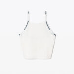 JACQUARD LOGO TANK IN STRETCH KNIT
