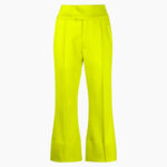 FLARED NEOPRENE PANTS