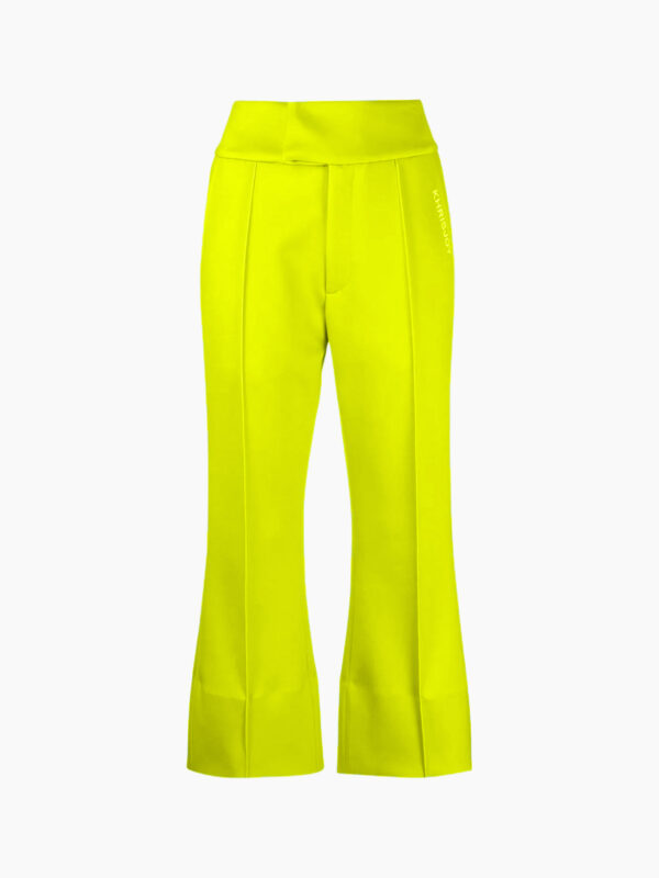 FLARED NEOPRENE PANTS
