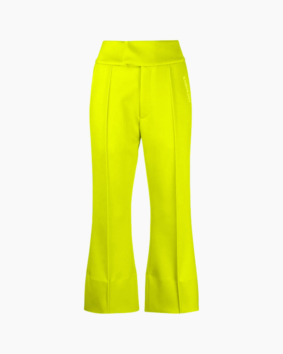 FLARED NEOPRENE PANTS