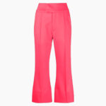 FLARED NEOPRENE PANTS