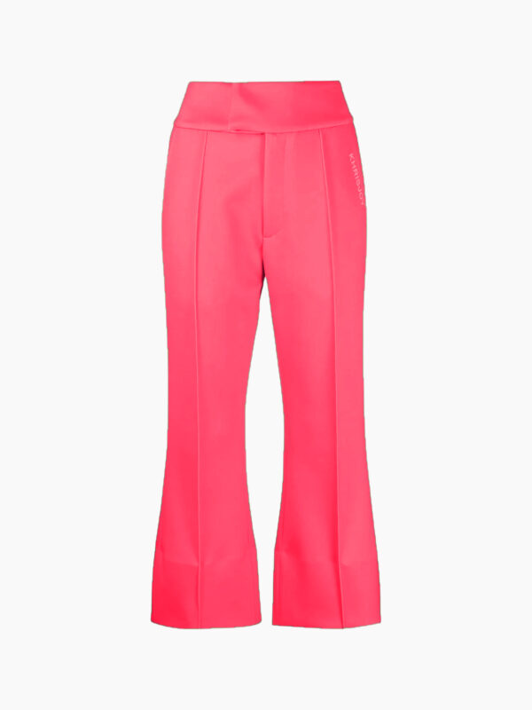 FLARED NEOPRENE PANTS
