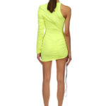 ONE SLEEVE CUT-OUT MINI DRESS