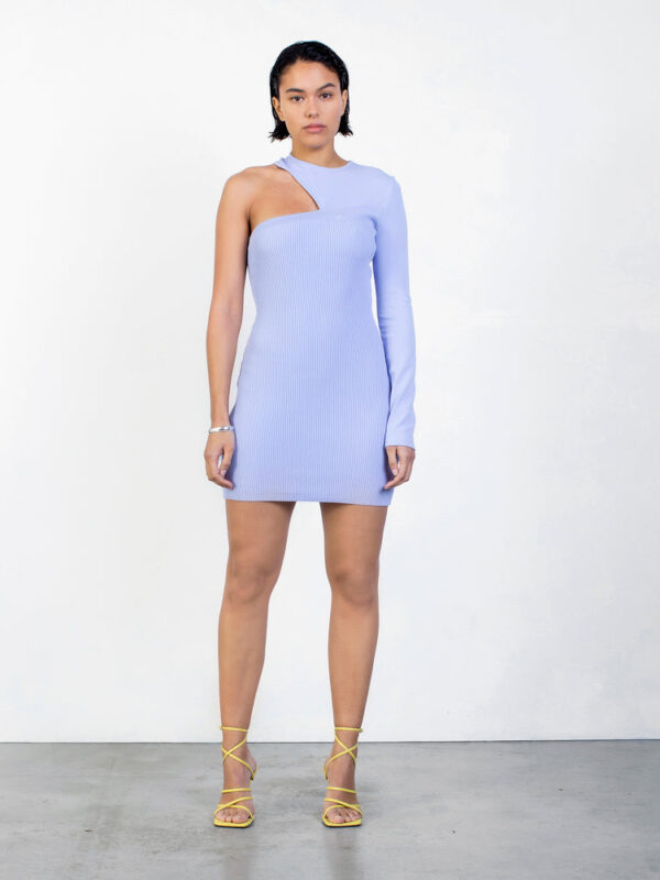 TININIO ONE SLEEVE MINI DRESS