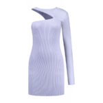 TININIO ONE SLEEVE MINI DRESS