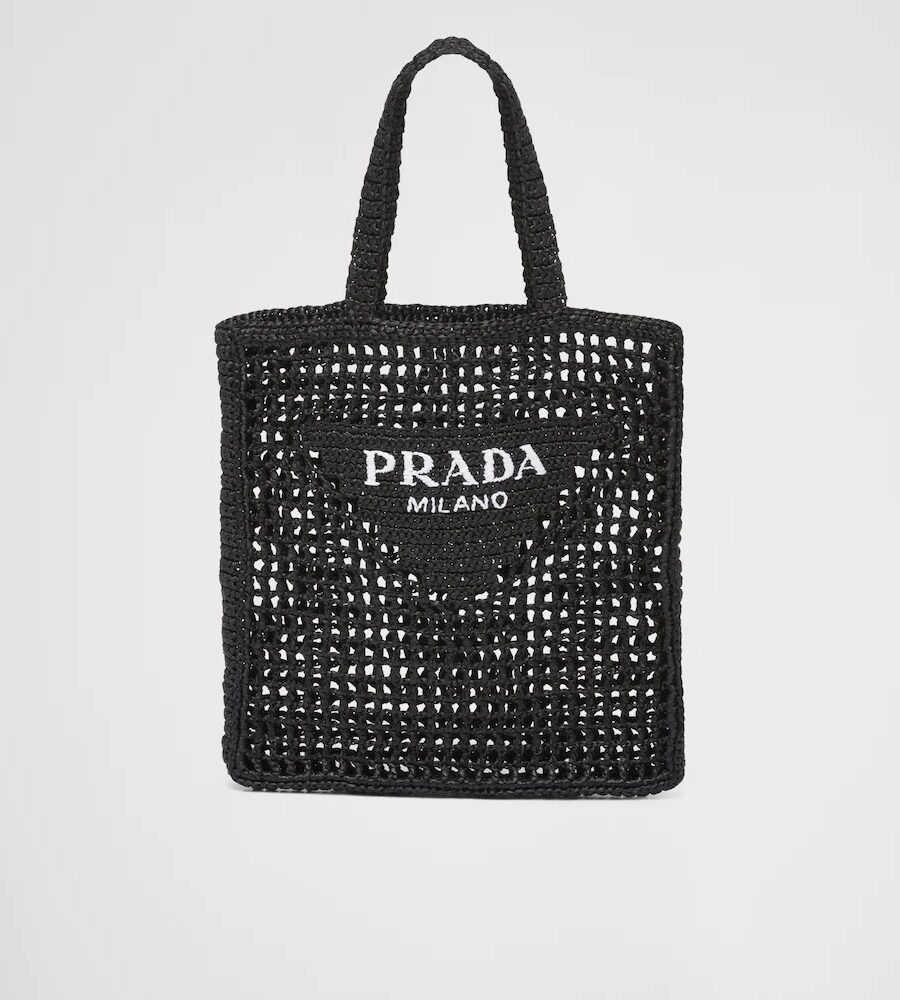 RAFFIA TOTE BAG