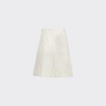 LACED DRILL BERMUDA