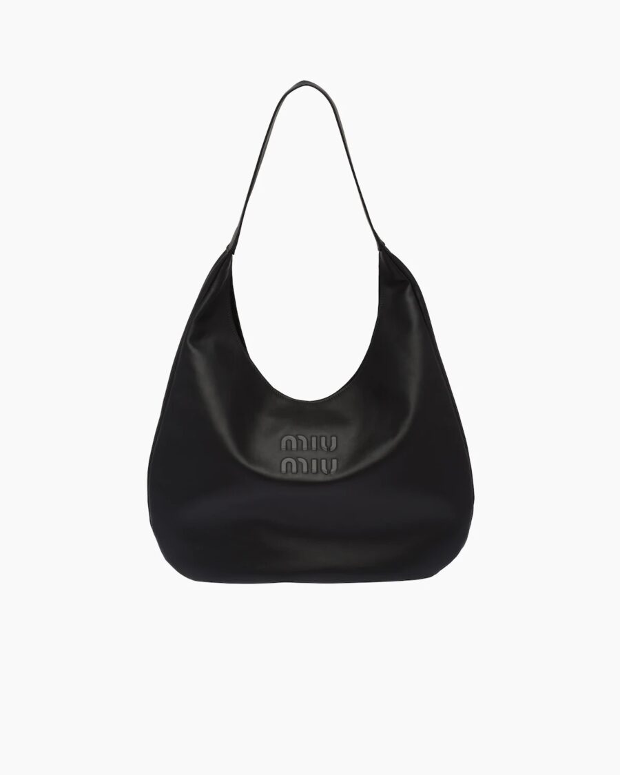 LEATHER HOBO TOTE BAG
